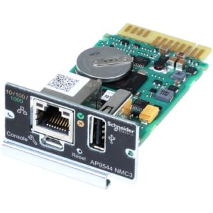 Network Management Card 3 (NMC3) for Easy UPS On-Line, 1-Phase, secure remote UPS monitoring and management