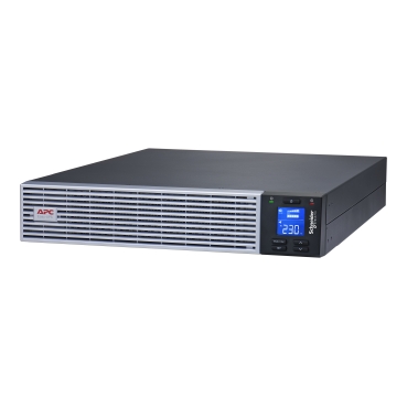 APC Easy UPS On-Line, 3kVA, Lithium-ion, Rack/Tower 2U, 230V, 4 India outlets, Intelligent Card Slot, W/O rail kit